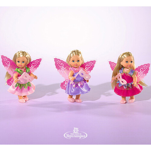 Кукла Еви - фея 12 см, розовая с сиреневым Simba