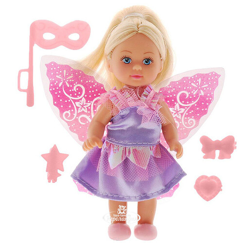 Кукла Еви - фея 12 см, розовая с сиреневым Simba