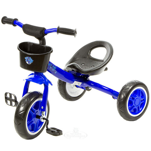 Велосипед трехколесный "Мультяшка 6688", синий Мультяшка