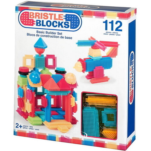 Игольчатый конструктор Базовый в коробке 112 элементов Bristle Blocks