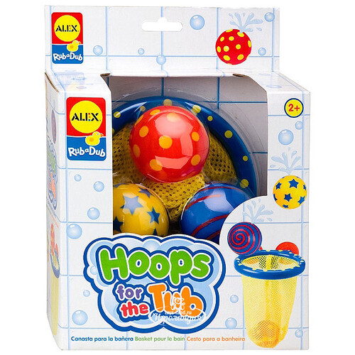 Игрушки для ванной Мячики в сетке 4 предмета Alex