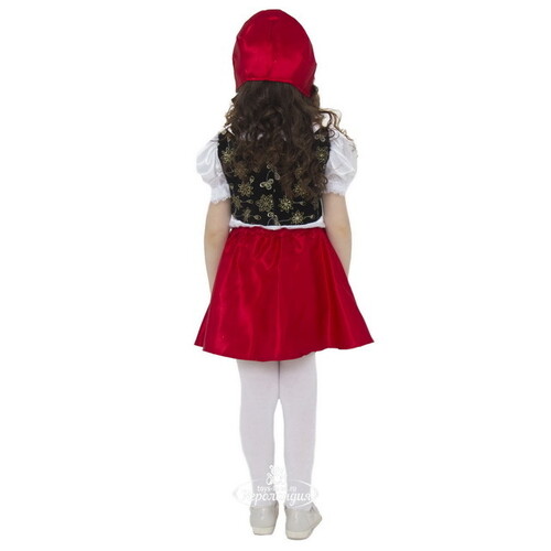 Карнавальный костюм Красная Шапочка Сказочная, рост 110 см Батик