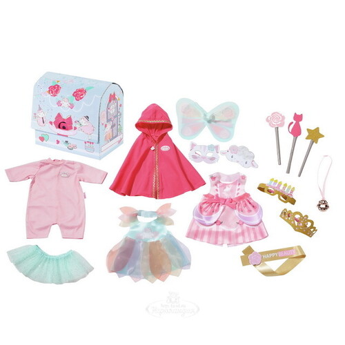 Набор одежды для куклы Костюмы для вечеринки, 19 предметов Zapf Creation