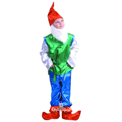 Карнавальный костюм Гном, рост 104 см Батик