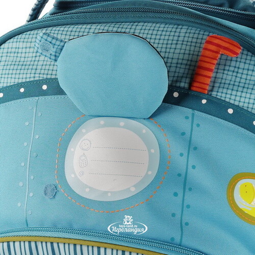 Детский чемодан на колесиках Бегемотик Арнольд, 35*46 см Lilliputiens