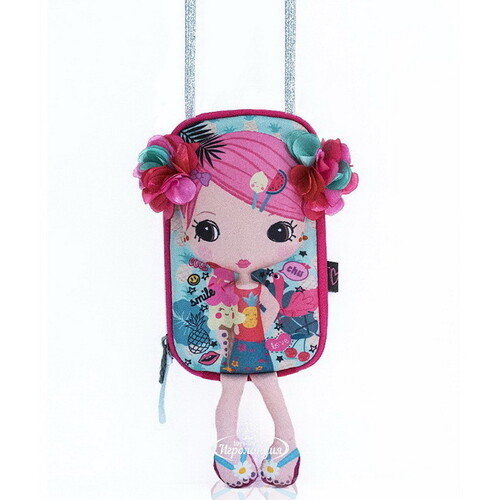 Детская сумочка-куколка Цветочек 19*10 см Okiedog