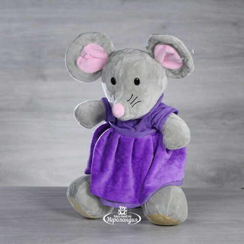 Мягкая игрушка Мышка Дороти в сиреневом платье 42 см Hit-Toys