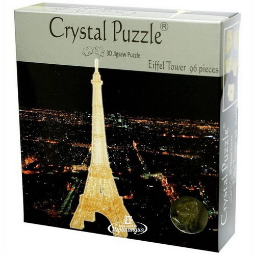 3Д пазл Эйфелева Башня, 20 см, 96 эл. Crystal Puzzle