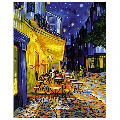 Картина по номерам - Репродукция "Ночное кафе" Ван Гог, 40*50 см Schipper