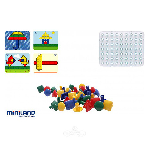 Мозаика Гигант 64 элемента, в подарочной упаковке Miniland