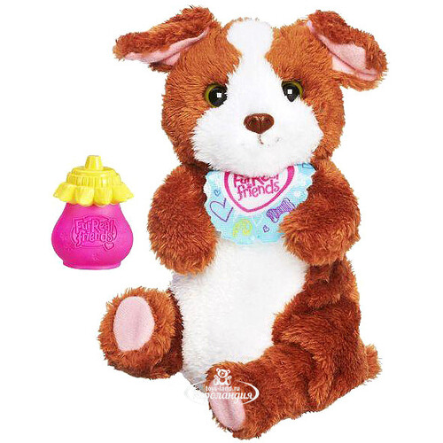 Интерактивная игрушка Новорожденные зверята - Щенок коричневый 15 см (Furreal Friends) Hasbro