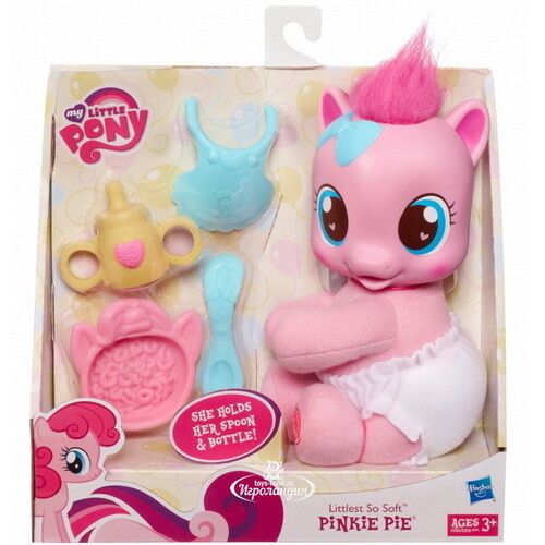 Игровой набор Мягкая малышка пони - Пинки Пай 17 см, My Little Pony Hasbro