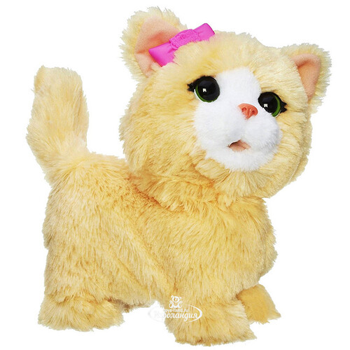 Интерактивная игрушка Озорные зверята - Кошечка 18 см (Furreal Friends) Hasbro
