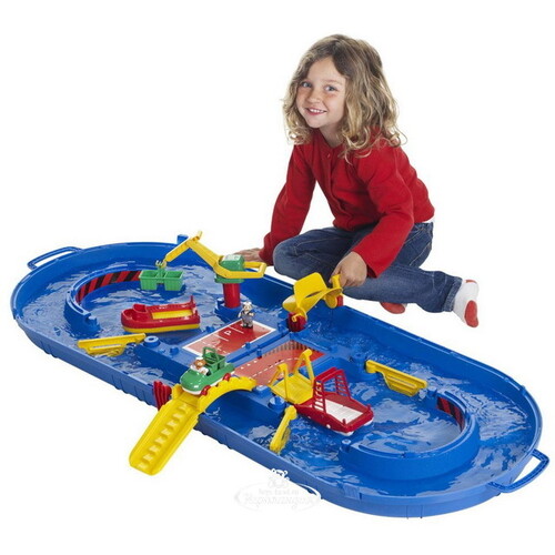 Комплекс для игр с водой "AquaBox" в чемоданчике, 144*50 см AquaPlay