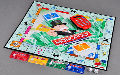 Настольная игра Монополия с банковскими карточками Hasbro