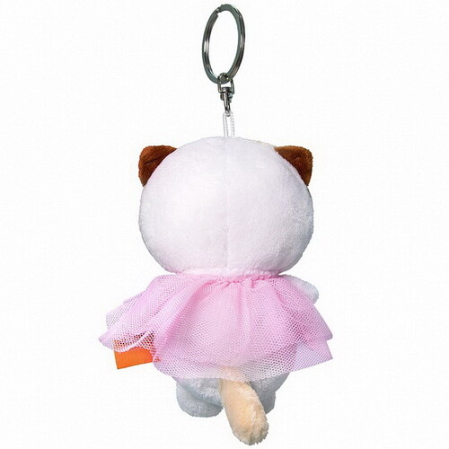 Мягкая игрушка-брелок Кошечка Лили в платье 12 см Budi Basa