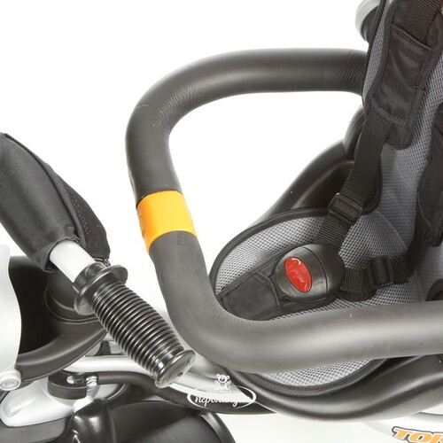 Трехколесный велосипед трайк "BA TOKYO 15" с ручкой и тентом, оранжевый Black Aqua