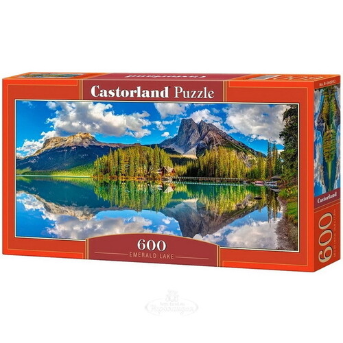 Пазл Изумрудное озеро, 600 элементов Castorland