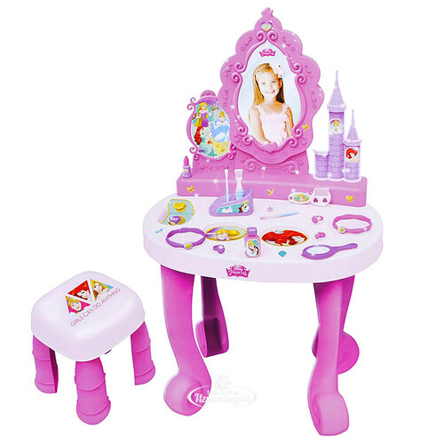 Туалетный столик Принцессы Диснея 78 см 17 предметов Bildo