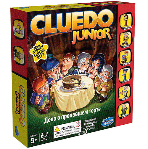 Настольная игра Cluedo junior: дело о пропавшем торте Hasbro