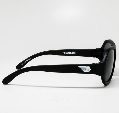 Детские солнцезащитные очки Babiators Original Aviator. Спецназ, 0-2 лет, черный Babiators