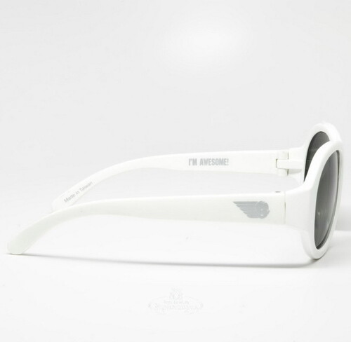 Детские солнцезащитные очки Babiators Original Aviator. Шалун, 0-2 лет, белый Babiators