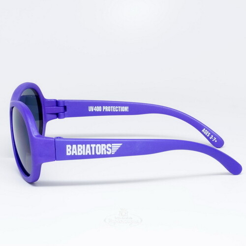 Детские солнцезащитные очки Babiators Original Aviator. Пилот, 3-5 лет, фиолетовый Babiators