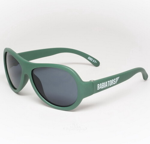 Детские солнцезащитные очки Babiators Original Aviator. Морпех, 3-5 лет, зеленый Babiators