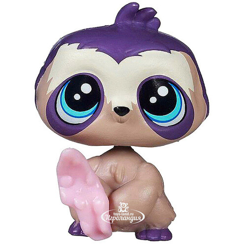 Зверюшка Ленивец 5 см Littlest Pet Shop Hasbro