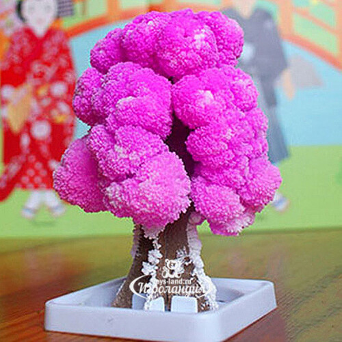 Набор для выращивания кристаллов "Дерево розовое" Волшебные кристаллы