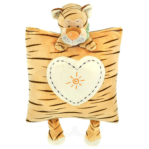 Мягкая игрушка-подушка Тигрёнок Рикки 34 см, Orange Baby Orange Toys