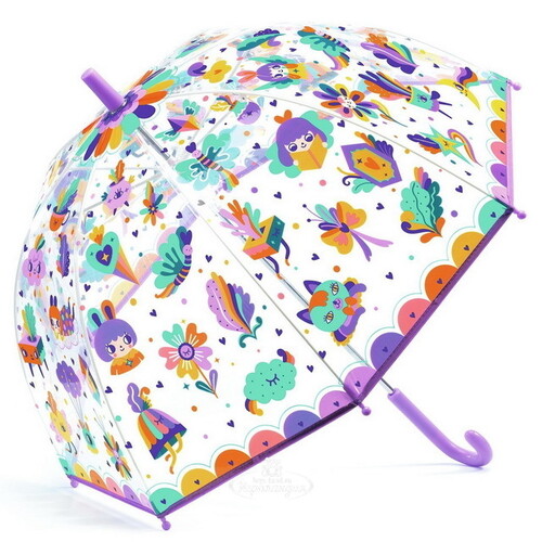 Детский зонтик Радуга 68 см Djeco