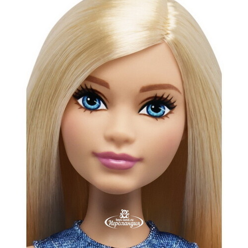 Кукла Барби Игра с Модой - Пышная в джинсовом жилете 29 см Mattel