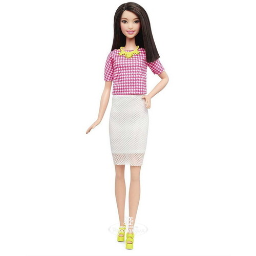 Кукла Барби Игра с Модой - высокая в розовой блузке 31 см Mattel
