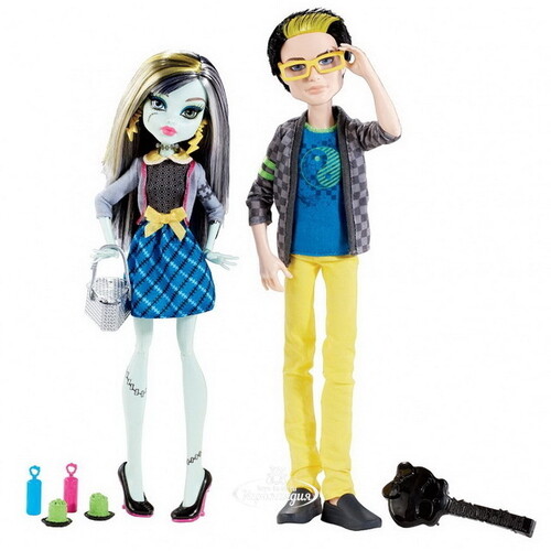 Набор кукол Джексон Джекил и Фрэнки Штейн На пикнике 26 см (Monster High) Mattel
