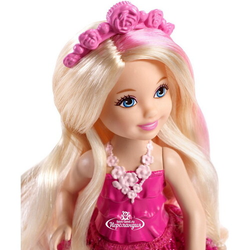 Кукла Челси - сестра Барби с длинными светлыми волосами 12 см Mattel
