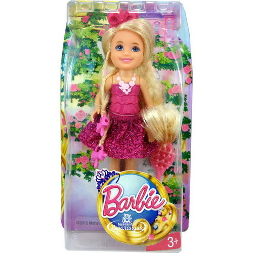 Кукла Челси - сестра Барби с длинными светлыми волосами 12 см Mattel