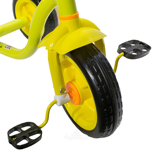 Велосипед трехколесный "Мультяшка - Малыш", желтый Мультяшка