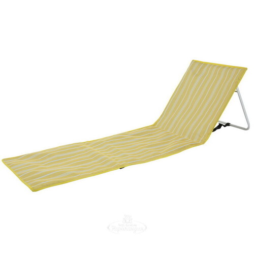 Складной пляжный коврик Del Mar 158*54 см желтый Koopman
