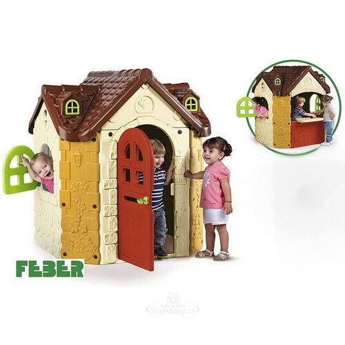 Детский пластиковый домик Feber Fancy House 125*119*143 см Feber