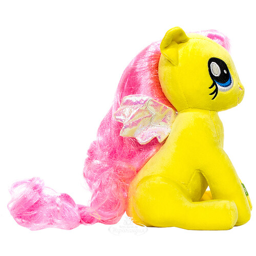 Мягкая игрушка Пони Флаттершай 22 см, звук, My Little Pony Hasbro