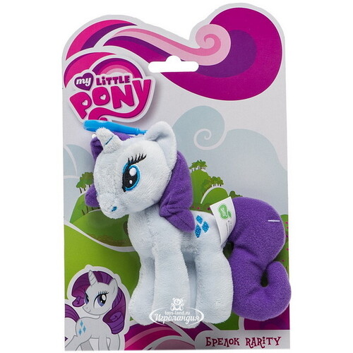 Мягкая игрушка-брелок Пони Рарити 12 см, My Little Pony Затейники