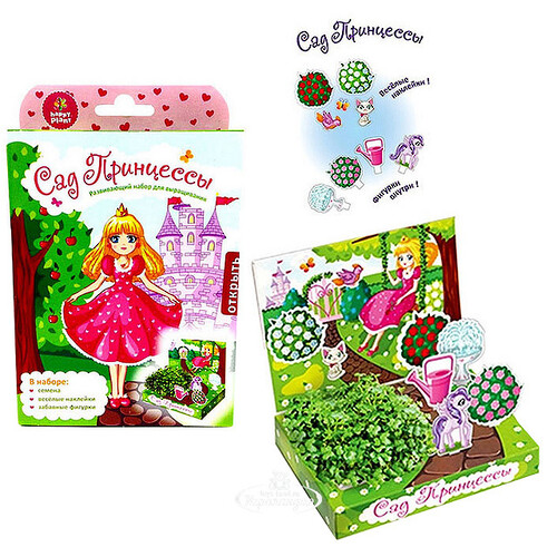Детский набор для выращивания Сад принцессы Happy Plant