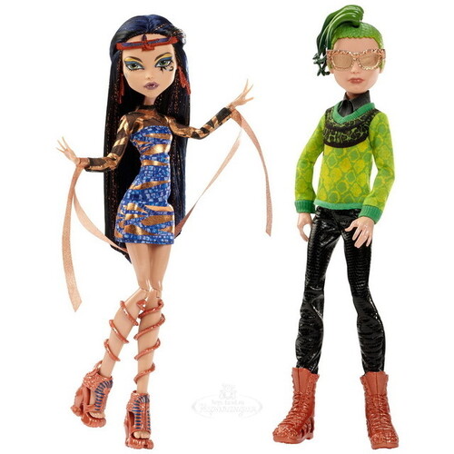 Набор кукол Дьюс Горгон и Клео де Нил Boo York 26 см (Monster High) Mattel