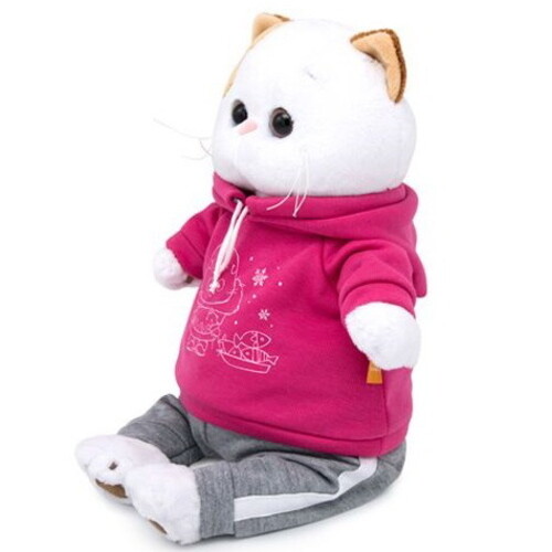 Мягкая игрушка Кошечка Лили в спортивном костюме 24 см Budi Basa