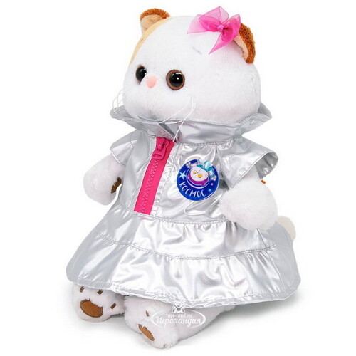 Мягкая игрушка Кошечка Лили в платье Космос 27 см Budi Basa