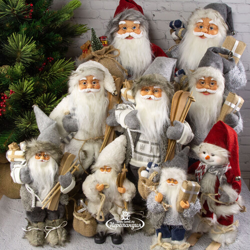 Норвежский Санта с подарками и фонариком 45 см Peha