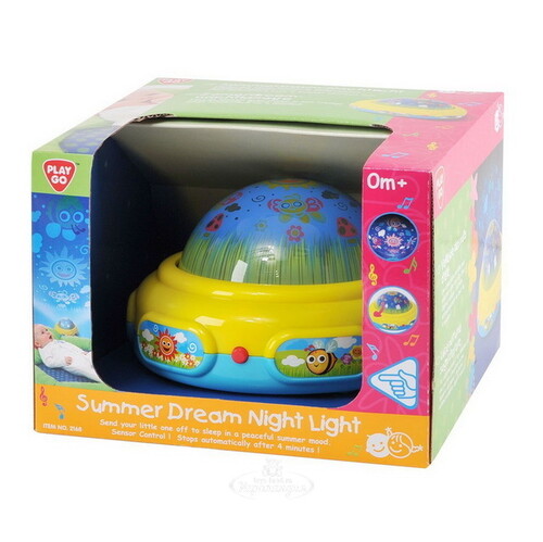 Ночник - проектор Волшебный свет с музыкой PlayGo
