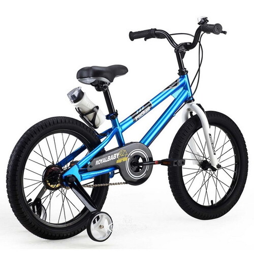 Двухколесный велосипед Royal Baby Freestyle Steel 18" синий Royal Baby