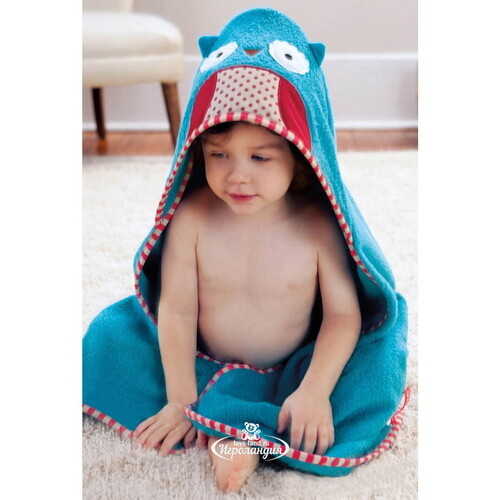 Детское полотенце с капюшоном Сова Отис 85*85 см Skip Hop
